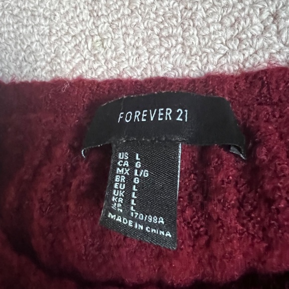 forever 21 fitted sweater - Picture 2 of 2